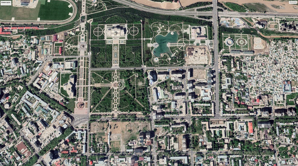 Спутник карта таджикистан 2025